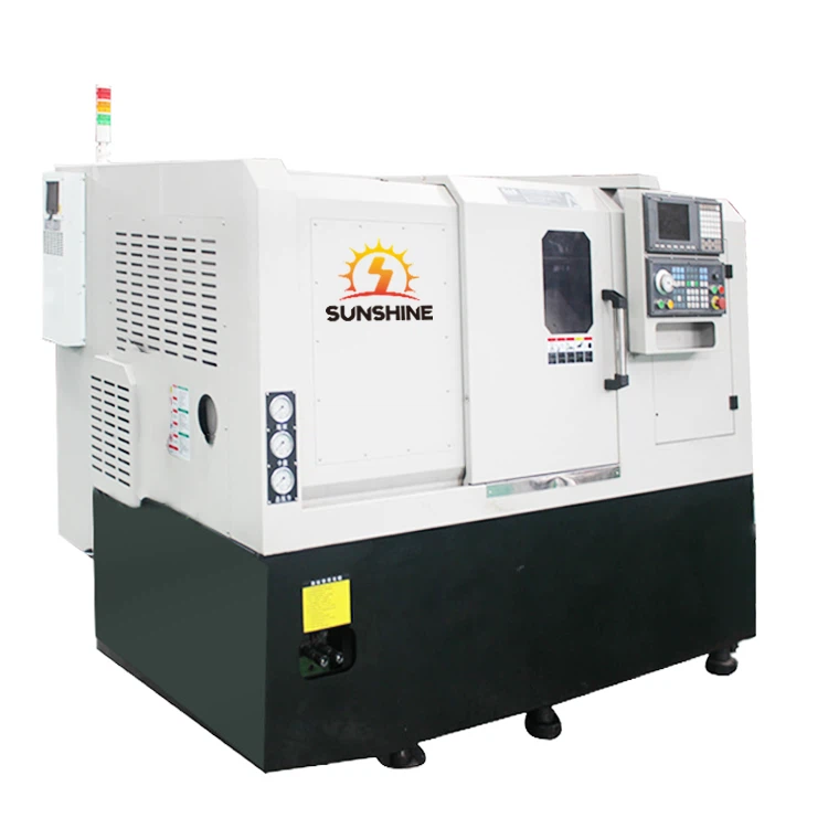 Zware snij-CNC-draaibank met schuine rails