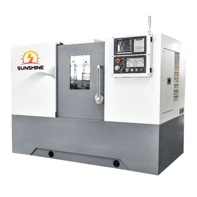 CNC-draaibank met hoge precisie en schuine rails